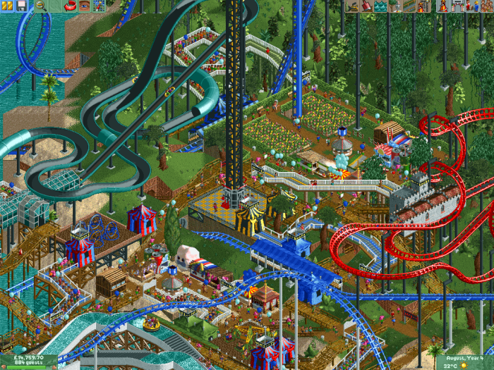 Rollercoaster Tycoon 2 - helping your child to be more enterprising